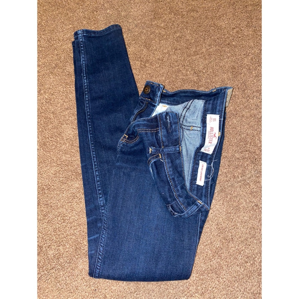 Blue hollister jeans size 0